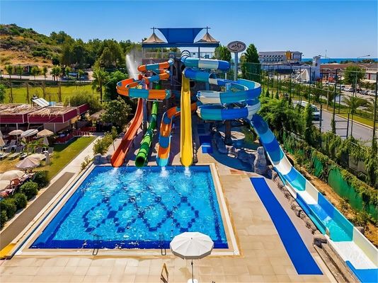 Good price Indoor Playground Swimming Pool Fiberglass Water Slides For Children online