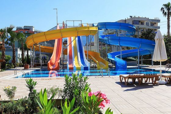Good price Aqua Theme Park Swimming Pool Games Rides Fiberglass Water Slide For Adults online