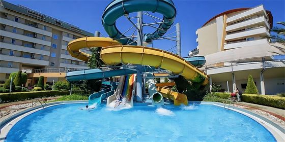 Good price Outdoor Water Park Equip Pool Tube Fiberglass Water Slides online