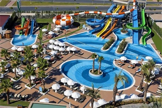 Good price Water Park Amusement Summer Sports Rides Swimming Pool Fiberglass Slide online