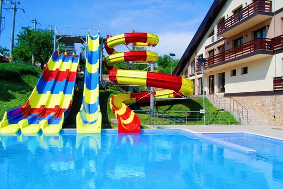 Good price OEM Commercial Water Amusement Park Ride Fiberglass Tube Spiral Slide Set For Sale online
