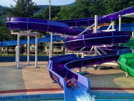Good price Amusement Park Water Games Equipment Fiberglass Slide for Adults online