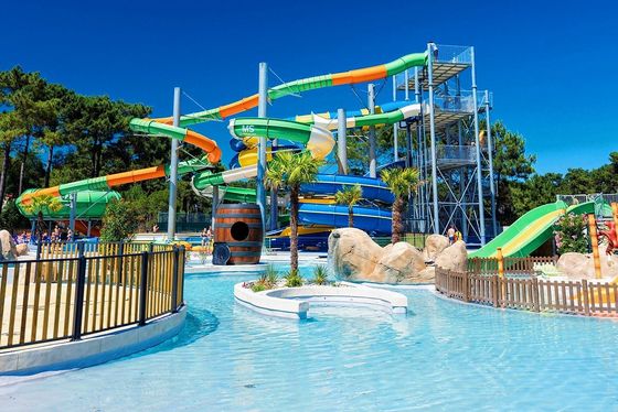 Good price ODM Kids Play Amusement Water Games Fiberglass Slide For Swimming Pool online