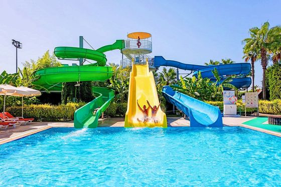 Good price Water Park Games Water Entertainment Kids Play Equipment Fiberglass Slide Set online