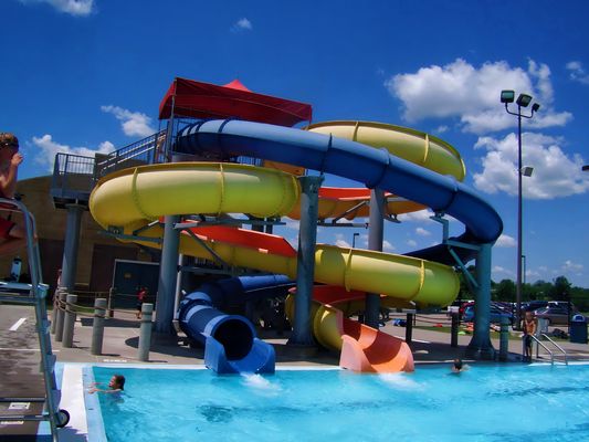 Good price Water Park Child Water Playground Summer Game Equipment Aqua Slide online