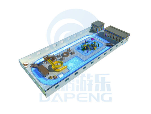 Good price Outdoor Water Park Design Equipment Kids Fiberglass Water Slide Set With Swimming Pool online
