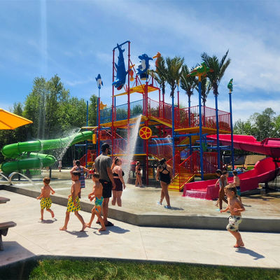 Good price Customizable Medium-Sized Playground Water Slide for All Ages with Fiberglass and Galvanized Steel Construction online