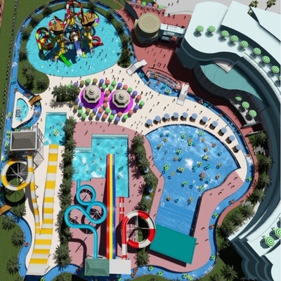 Good price Outdoor Fiberglass Water Park Slide for Kids and Adults online