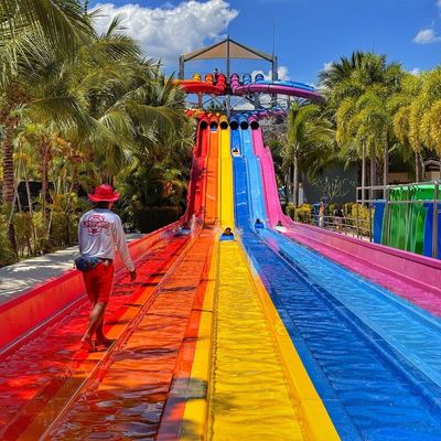 Good price Commercial Water Park Slide with 6-10mm Thickness Fiberglass for 5-10 Passengers and 100-500kg Capacity online