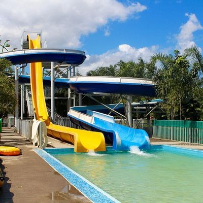 Good price High Speed Racing Fiberglass Water Park Slide with 6-8mm Thickness and Over 10 Years Service Life online
