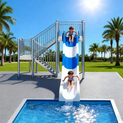 Good price High-Speed Water Slide Fiberglass Material Residential Hotels Parks Swimming Pool Can Personalized Design Use For Adults And Children online