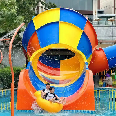 Good price Qualitative Small Trumpet Water Slide Fiberglass Material Height Of 1.9 M Use For Adult Kid Games Aqua Park Hotels Swimming Pool online