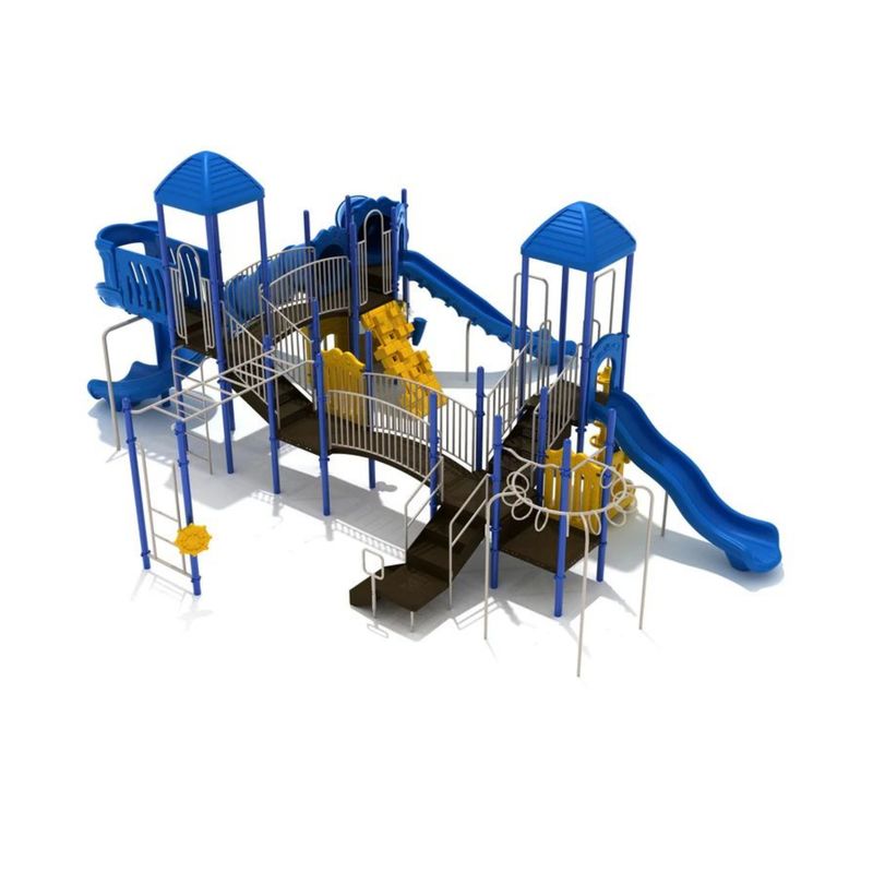 Galvainzed Steel Commercial Large Plastic Slide For Kids Play