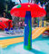 Fiberglass Water Mushroom Fountain Customized For Children Spray Park