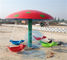 Aqua Park Equipment Kids Pool Games Fiberglass Water Mushroom Swing Set