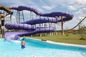 Custom Amusement Park Rides Fiberglass For Fun Tube Slide Aqua Play Above Ground Water Park