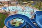 Outdoor Swimming Water Park Slide Fiberglass Kids Games Equipment Fiberglass Slides Set