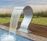 Metal Swimming Pool Accessories SPA Stainless Steel Fountain Head Cascade Outdoor Waterfall