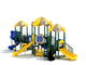 ODM LLEPE Outdoor Playground Playhouse With Tube Plastic Slides