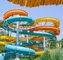 Hold Up 300kg Fiberglass Water Slides Outdoor Commercial Playground Games Ride