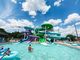 12mm Thickness Fiberglass Waterslide Outdoor Water Park Game Play Equipment  For Swimming Pool
