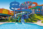 220 M3/H 12mm Fiberglass Water Park Slide For Children Water Park Play Equipment
