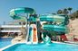 8m Width Water Park Slide Trade Commercial Fiberglass Slides For Private Pools