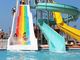 Water Aqua Park Equipment Playground Fiberglass Slide Set For Kids