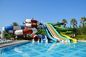 Hot Dipped Galvanized Steel Water Park Slide Anti Rust For Children