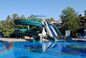 Amusement Park Rides Kids Big Water Play Slides 3 Meter Height For Swimming Pool