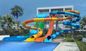 12mm Thickness fiber glass pool slide Water Theme Park Equipment Set