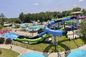 OEM Outdoor Amusement Park Kids Games Water Rides Fiberglass Slide for Sale