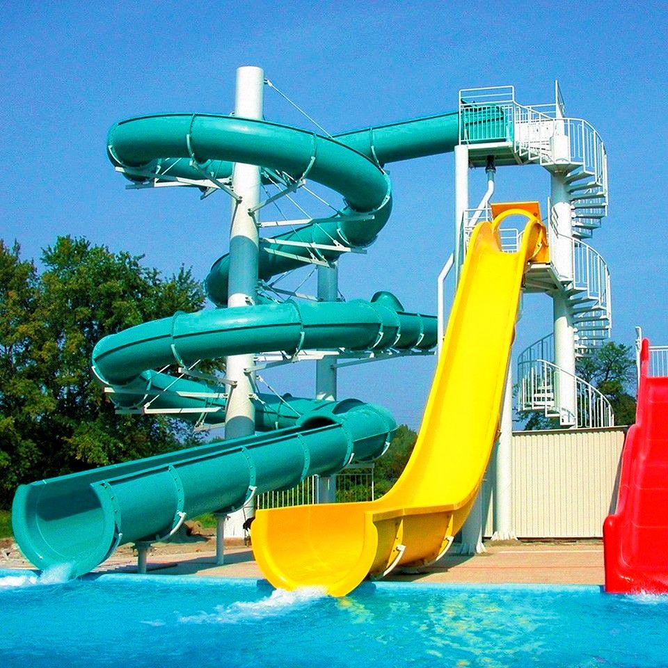 Outdoor Park Child Games Private Swimming Pool Water Slide Game Ride ...