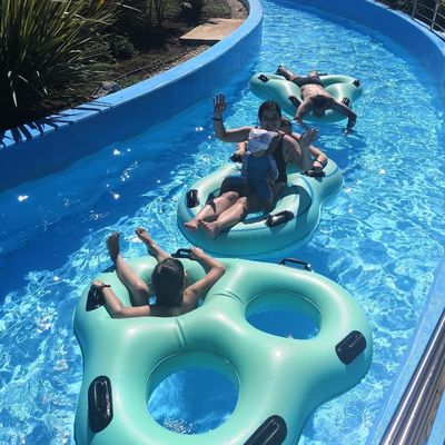 Commercial Steel Lazy River Equipment Water Park Artificial River Customized