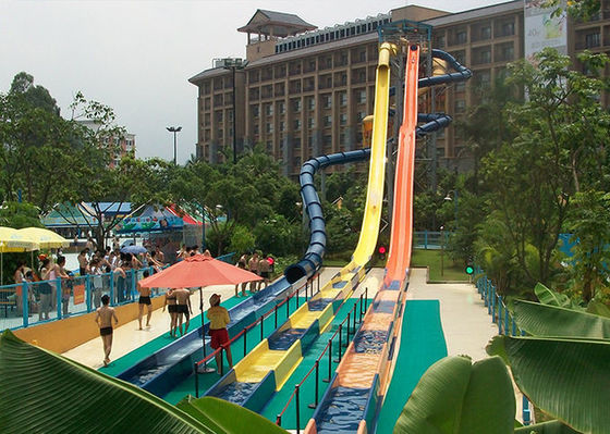 Aqua Park Kamikaze Water Slide Fiberglass High Speed Free Fall Water Slide