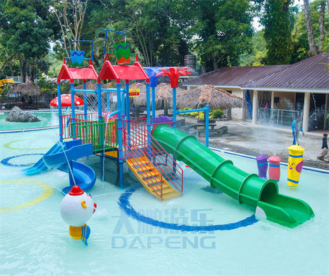 Colorful Playground Water Slide Children Fibreglass Pool Slide RoHS Approved