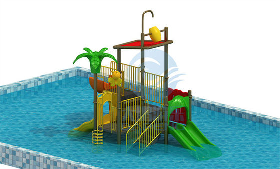 HDG Steel Childrens Garden Water Slide Fiberglass Small Water Slide Pool