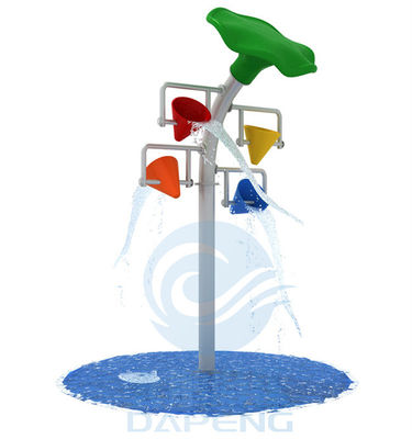 Sunflower Water Splash Pad 3.0m Height Children Water Play Equipment