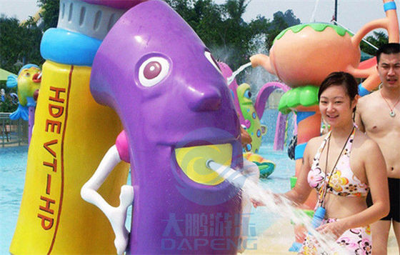 Aqua Park Spray Pencil Shape Fountains For Children Splash Zone