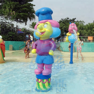 Cartoon Cook Style Water Park Splash Pad For Children Spray Pool