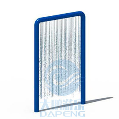 Galvanized Steel Water Splash Pad Splash Zone N Shape Waterfall Water Spray Curtain