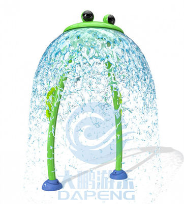 Kids Water Splash Pad SS 304 Frog Waterfall Fountain For Swimming Pools