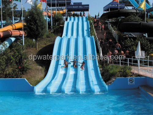 Aqua Park Equipment Colorful Custom Multiple Water Fiberglass Slides For Commercial Swimming Pool/Home