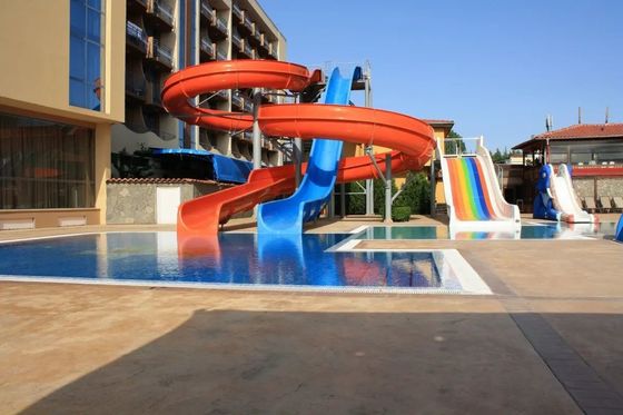OEM Outdoor Multi Fiberglass Slide Set for Water Amusement Park Playground