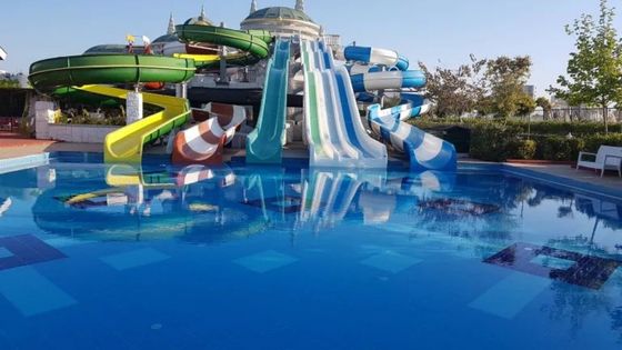 Custom Amusement Rides Water Park Slide  For Adults 1 People Play