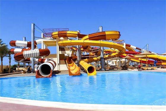 10mm Fiberglass Water Park Slide Water Games Equipment Kids Play Accessories