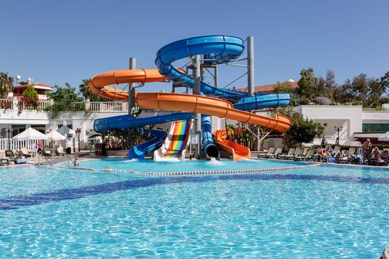 Good price OEM Water Amusement Park Kids Play Rides Swimming Fiberglass Water Slide online