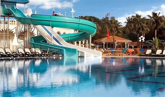 ODM Outdoor Kids Water Park Playground Play Equipment Fiberglass Slide for Kids