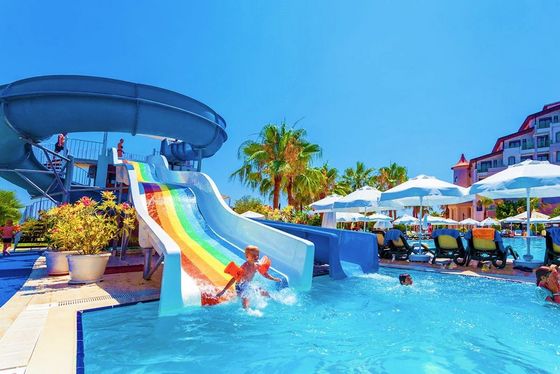 Good price OEM Hot Sale Amusement Park Products Outdoor Tube Designer Fiberglass Water Slides online