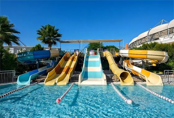 Good price OEM Aqua Park Playground Swimming Pool Equipment Fiberglass Water Slide for Sale online